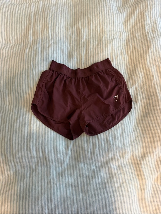 Gymshark Pants - Gymshark Burgundy Shorts Size Small